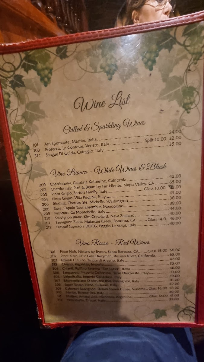 La Torretta Menu - Image 1