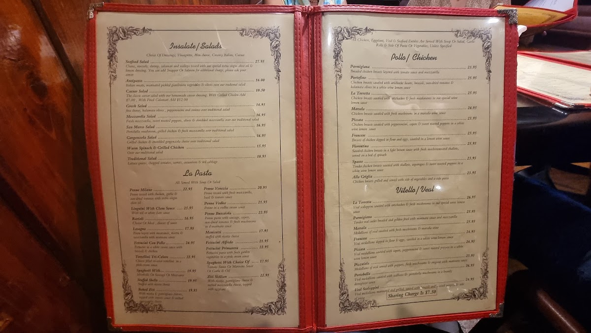 La Torretta Menu - Image 5